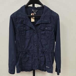 Eddie Bauer Navy Utility Jacket